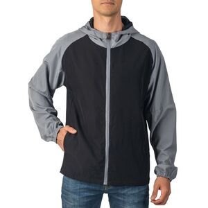 Alpine Swiss Cory Mens Light Windbreaker Jacket Water-Resistant Packable Hooded